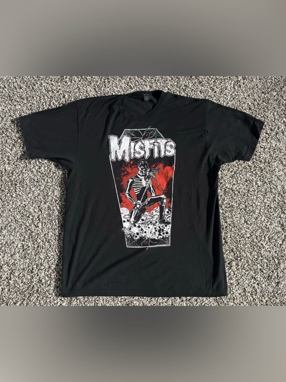 The Misfits Coffin T Shirt XL Goth Halloween